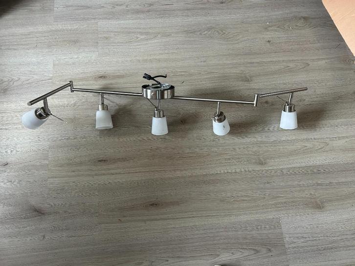 Ceiling spotlight with 5 spots, Huis en Inrichting, Lampen | Plafondlampen, Gebruikt, Ophalen