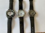 3 horloges voor de liefhebber of verzamelaar., Ophalen of Verzenden, Polshorloge, Overige merken, Met bandje