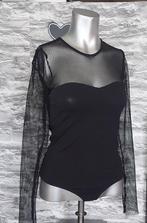 sexy zwarte stringbody "fishnet", Noisy May, Ophalen of Verzenden, Zwart, Body of Korset