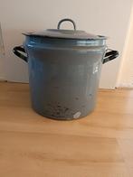 Zware emaille wek ketel ton diameter +/- 40 cm, Ophalen, Gebruikt, Overige materialen