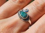 Vanoli 925 zilveren ring ruwe smaragd maat 17,5 verstelbaar, Daiva1973@hotmail.com, Vanoli, Amsterdam, Nieuw