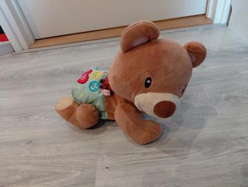 Knuffel en leer beer beschikbaar voor biedingen