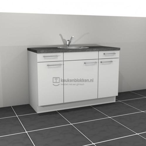Op voorraad !! Keukenblok 1.40m met spoelbak !!, Huis en Inrichting, Keuken | Keukenelementen, Nieuw, Minder dan 100 cm, 100 tot 150 cm