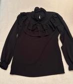 Feestelijke zwarte blouse 152, Ophalen of Verzenden, Zo goed als nieuw, Meisje, Overhemd of Blouse