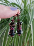 Fraaie Lampwork oorbellen #3936, Verzenden, Overige materialen