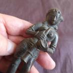 Myanmar Birma Bronzen Beeldje Nat Spirit met Fluit, Verzenden