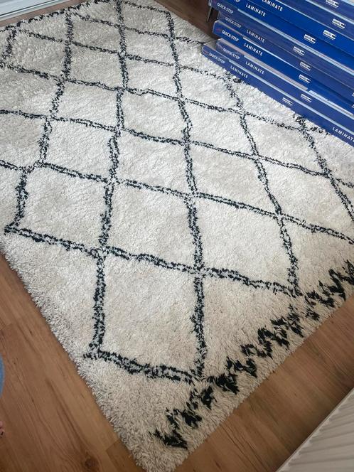 Vloerkleed, Huis en Inrichting, Stoffering | Tapijten en Kleden, Gebruikt, 150 tot 200 cm, 200 cm of meer, Rechthoekig, Wit, Ophalen