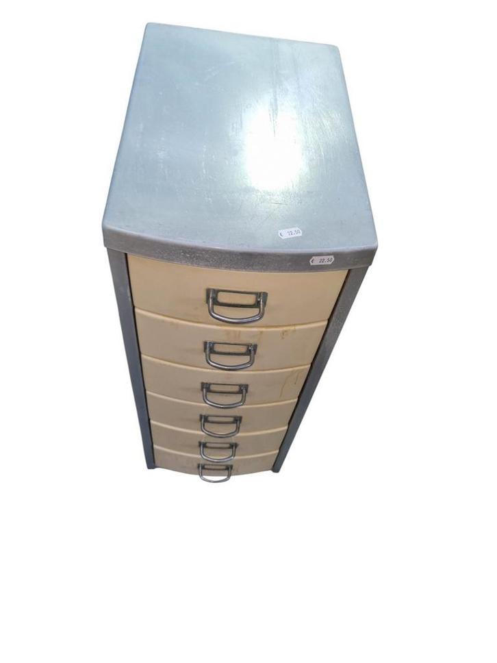 Metalen Ladenkast - Praktisch en Stevig!, Huis en Inrichting, Kasten | Ladekasten, Gebruikt, Minder dan 50 cm, 25 tot 50 cm, Metaal