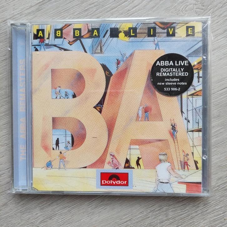 Abba / Live (1997 uitgave, new liner notes) Nieuwstaat, Cd's en Dvd's, Cd's | Pop, Nieuw in verpakking, 1980 tot 2000, Ophalen of Verzenden