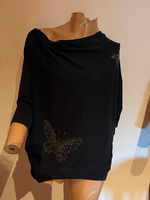 DTLM trui met STRASS maat m origineel, Kleding | Dames, Truien en Vesten, Zo goed als nieuw, Maat 38/40 (M), Zwart, Ophalen of Verzenden