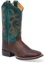 Dames cowboy laarzen western boots echt leder petrol bruin, Kleding | Dames, Schoenen, Hoge laarzen, Blauw, Nieuw, Ophalen of Verzenden