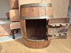Houten wijnvat kastje, Huis en Inrichting, Kasten | Dressoirs, Ophalen, Minder dan 50 cm, Rustiek, Minder dan 25 cm
