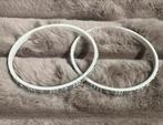Vintage Armbanden Set, Gebruikt, Wit, Kunststof of Plastic, Ophalen of Verzenden