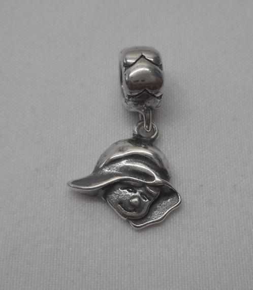 Zilveren mooie Bacio Charm bedel nr.1164, Sieraden, Tassen en Uiterlijk, Bedels, Zo goed als nieuw, Overige merken, Zilver, 1 bedel