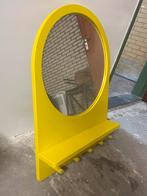 Leuke gele ikea spiegel met kapstok, Ophalen, Zo goed als nieuw, Rechthoekig, Minder dan 100 cm