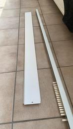 Witte Kunststof Verticale Lamellen 130x150, Huis en Inrichting, Stoffering | Gordijnen en Lamellen, Ophalen, Gebruikt, 100 tot 150 cm