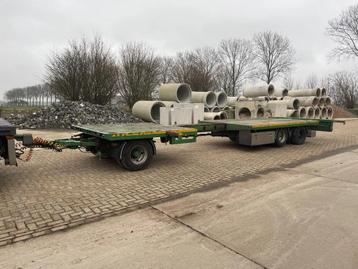 DRACO Uitschuifbare aanhangwagen 700 - 1030 laadvloer beschikbaar voor biedingen
