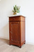 Antieke kast, marmeren blad, Biedemeier? Vintage nachtkastje, Antiek en Kunst, Antiek | Meubels | Kasten, Ophalen