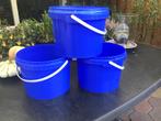 Emmertjes, Huis en Inrichting, Emmers, Ophalen, Gebruikt, Kunststof, Met deksel
