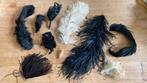 Allerlei antieke hoedenveren accessoires, Ophalen of Verzenden