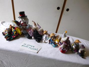 CLOWNS, porcelein beschikbaar voor biedingen