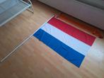 Nederlandse vlag met vaandel, Diversen, Vlaggen en Wimpels, Ophalen, Zo goed als nieuw