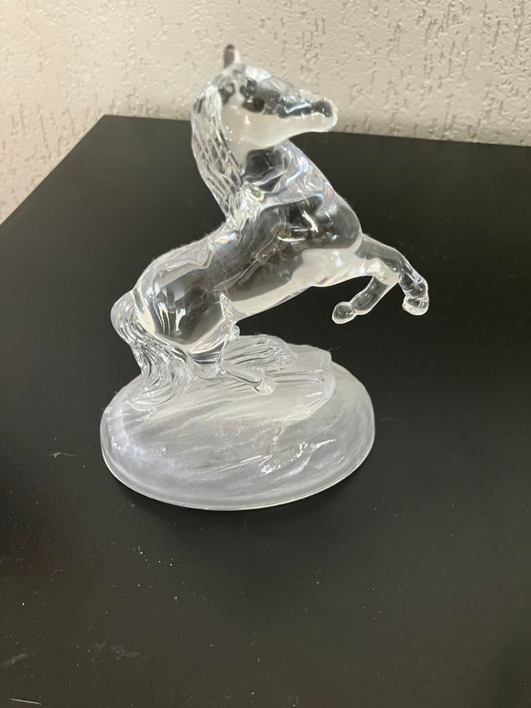 Glazen paard, Antiek en Kunst, Antiek | Glas en Kristal, Ophalen of Verzenden