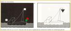008004 Zwart kunststof seinkegel 2-delig, 470x330mm. € 6,95., Watersport en Boten, Ophalen of Verzenden, Nieuw, Overige typen