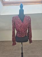 Bordeaux blousje. S, Verzenden, Zo goed als nieuw, Maat 36 (S), Rood