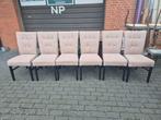 6x beige/grijze stoelen, Gebruikt, ., Ophalen of Verzenden, .