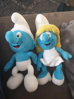 2 smurfen knuffels, peyo, Ophalen of Verzenden, Zo goed als nieuw, Smurfin, Poppetje, Figuurtje of Knuffel