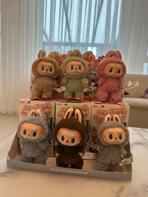 100% Originele Popmart Labubu Exciting Macaron!, Kinderen en Baby's, Speelgoed | Knuffels en Pluche, Nieuw, Overige typen, Ophalen
