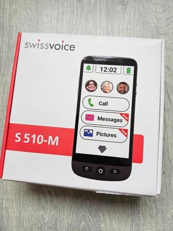 SwissVoice S510-M 4G+ Simlockvrij SOS-knop senioren (NIEUW) beschikbaar voor biedingen