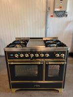Prachtige Boretti Majestic 100cm Goud Messing + Frytop, 60 cm of meer, Ophalen of Verzenden, Zo goed als nieuw, Gas