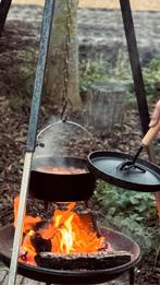 Dutch Oven Set met Driepoot en Vuurschaal, Ophalen, Nieuw