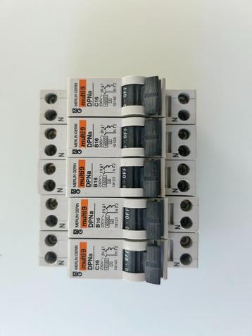  Installatieautomaten B16/C16/C25 (Hager,Merlin Gerin,EMAT) beschikbaar voor biedingen