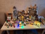 Compleet Kerstdorp met Berg, Verlichting & Accessoires, Kinderen en Baby's, Ophalen, Gebruikt, Wanddecoratie
