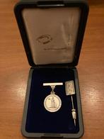 Zilveren spelt met munt, Postzegels en Munten, Munten | Nederland, Ophalen of Verzenden, Koningin Beatrix, Setje, Zilver