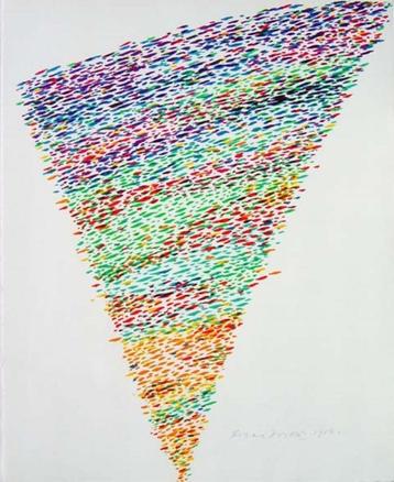 Piero Dorazio - Compositie - 1976 - Litho Handgesign. beschikbaar voor biedingen