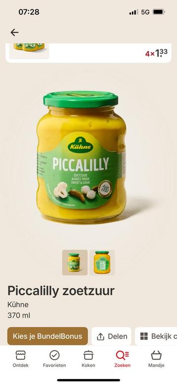 Nieuw! Piccalilly kuhne beschikbaar voor biedingen