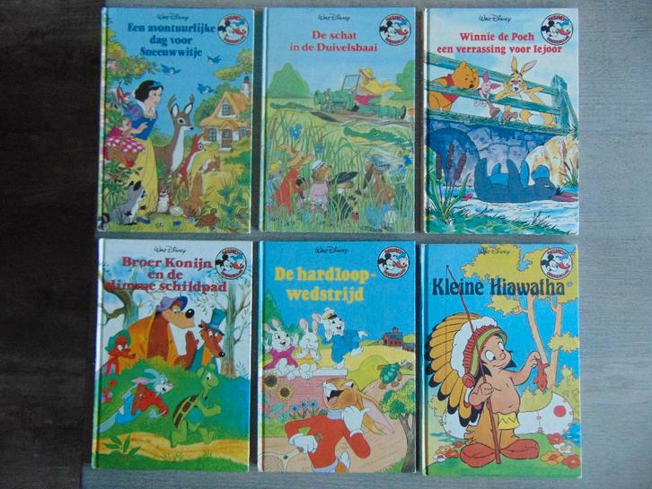 Set 6x boek Disney boekenclub oa Hiawatha Poeh Broer Konijn, Boeken, Kinderboeken | Jeugd | onder 10 jaar, Zo goed als nieuw, Fictie algemeen