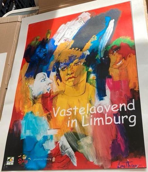 kenjer vastelaovend poster carnaval sjeng Kraft kompenei, Verzamelen, Posters, Zo goed als nieuw, Overige onderwerpen, Deurposter of groter