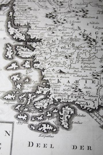 Landkaart deel van Europa en Klein Azië  beschikbaar voor biedingen
