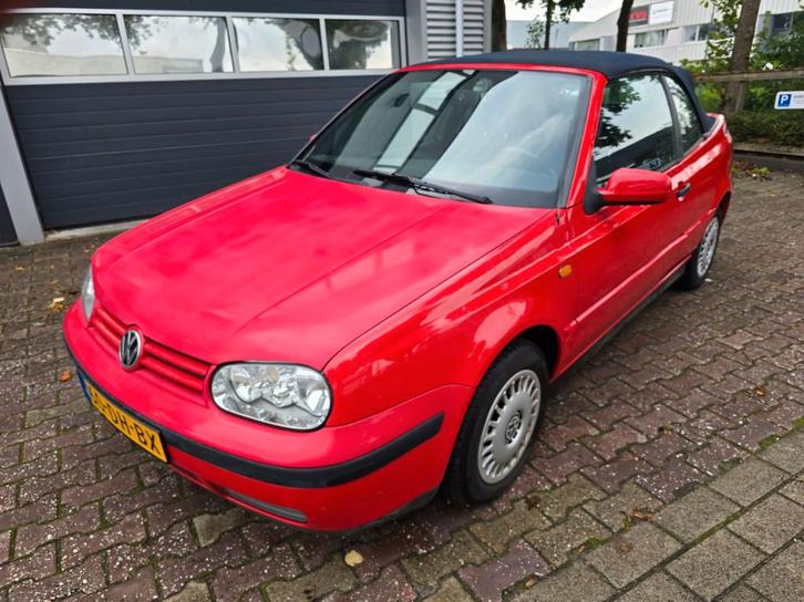Volkswagen Golf Cabriolet (bj 1999), Auto's, Oldtimers, Bedrijf, Te koop, Airbags, Alarm, Centrale vergrendeling, Open dak, Sportstoelen