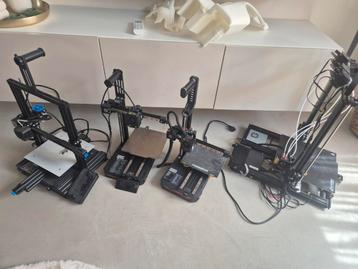 ZSM WEG! 5x 3D printers elegoo, creality, kingroon, zonestar beschikbaar voor biedingen