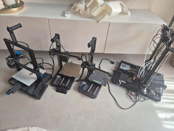 ZSM WEG! 5x 3D printers elegoo, creality, kingroon, zonestar, Computers en Software, 3D Printers, Niet werkend, Ophalen