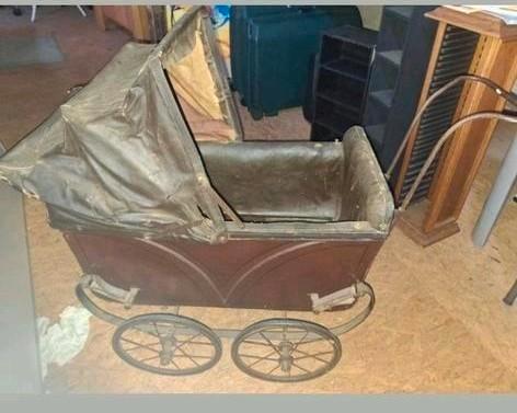 Antieke kinderwagen - Decoratief Verzamelobject, Kinderen en Baby's, Kinderwagens en Combinaties, Gebruikt, Kinderwagen, Overige merken