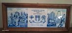 Delftsblauwe Herdenkingstegel Rotterdam 1945-1985, Ophalen of Verzenden