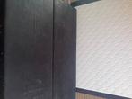 Boxspring, Ophalen, Gebruikt, Zwart, Tweepersoons