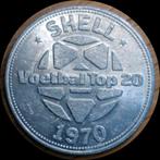 212# Shell voetbal penning Ruud Krol 1970, Postzegels en Munten, Penningen en Medailles, Ophalen of Verzenden, Overige materialen